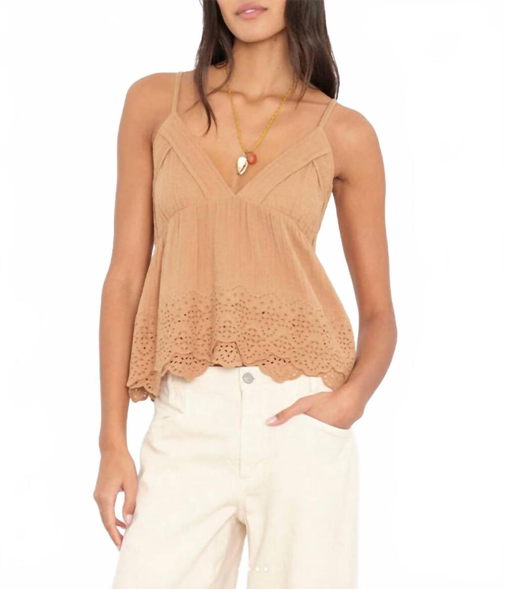 NEW XIRENA jolene top in butterscotch